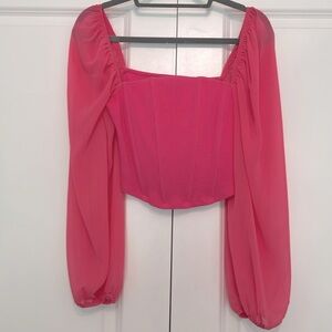 Pink Corset Top✨
